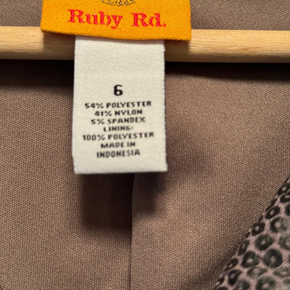 Ruby Rd. Silver & Brown/Rust Colored Jacket - image 5